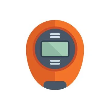 Digital timer icon showing time passing by quickly Stock Illustration