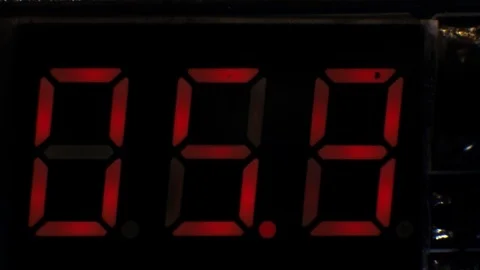 digital timer number | Stock Video | Pond5