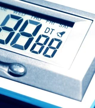 Digital timer Foto stock