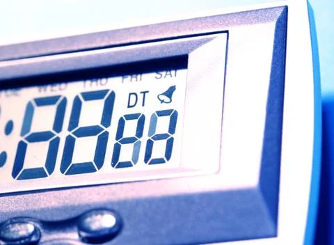 Digital timer Foto stock