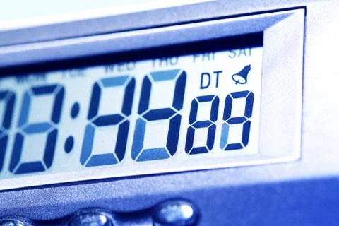 Digital timer Foto stock