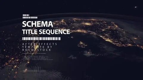 Digital Title Sequence (Schema) Stockmateriaal After Effects