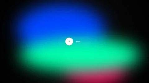 Digital toggle switch interaction over vibrant blurred background Stock Footage 346506619