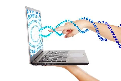 Digital touch Stock Illustration