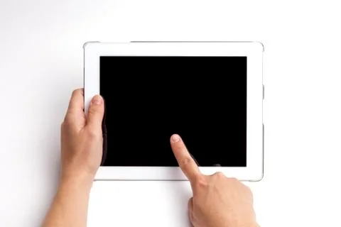 Digital Touchscreen Tablet Foto stock