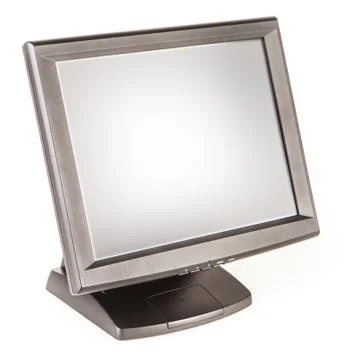 Digital touchscreen terminal, atm machine Stock Photos