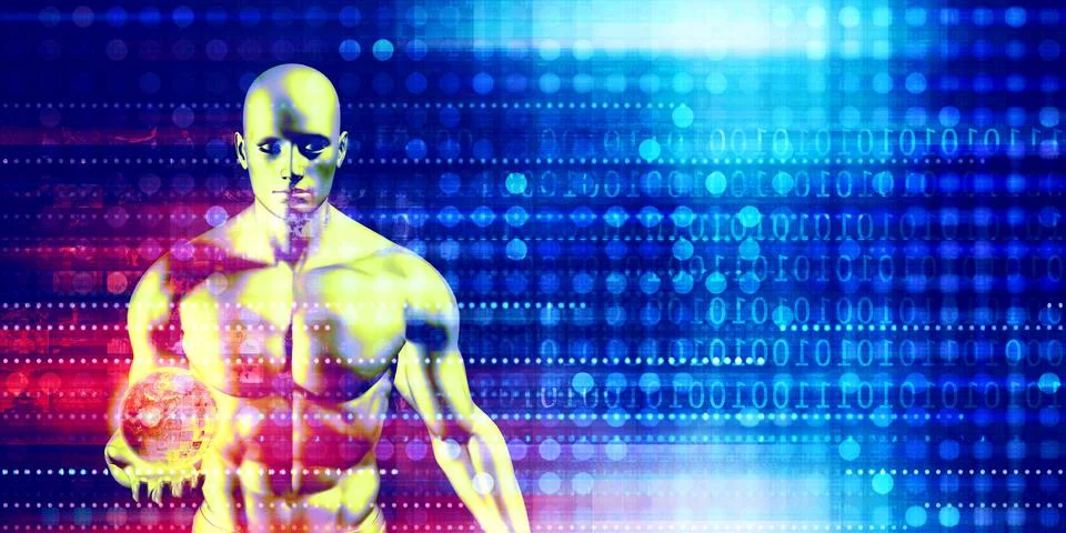 Digital Transformation and Future Technology Innovation Concept Stock Illustration