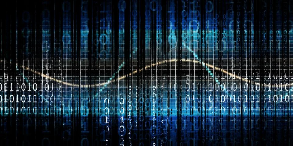 Digital Transformation Big Data Analytics Technology Platform Illustrazione stock