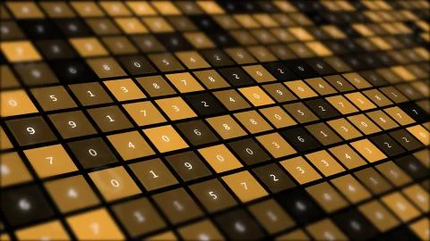 Digital transformation concept abstract background. Stock Illustration