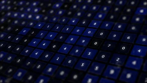 Digital transformation concept abstract background. Stock Illustration