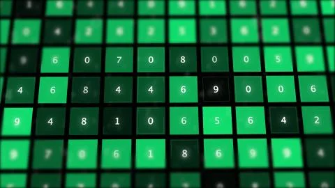 Digital transformation concept abstract background. Stock Illustration