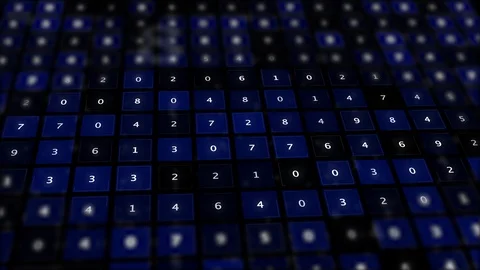 Digital transformation concept abstract video background. Stock Footage 116644707