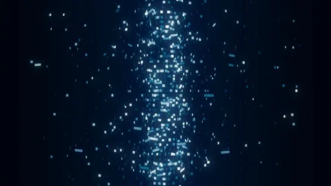 Digital transformation concept. Binary code. Programming. Stock Footage 127750050