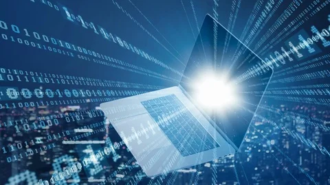 Digital transformation concept. Cloud computing. Stock Footage 108663054