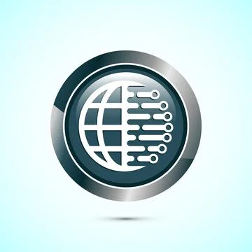 Digital transformation icon. Digitalization sign suitable for mobile apps, .. Illustrazione stock