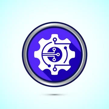 Digital transformation icon. Digitalization sign suitable for mobile apps, .. Stock Illustration