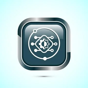 Digital transformation icon. Digitalization sign suitable for mobile apps, .. 스톡 일러스트