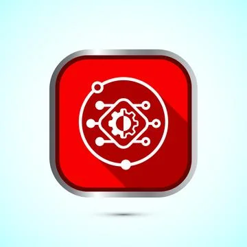 Digital transformation icon. Digitalization sign suitable for mobile apps, .. Stockillustratie