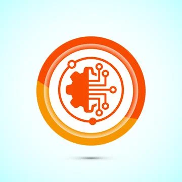 Digital transformation icon. Digitalization sign suitable for mobile apps, .. 库存插图