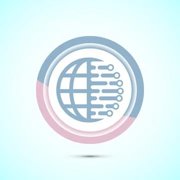 Digital transformation icon. Digitalization sign suitable for mobile apps, .. Stock Illustration