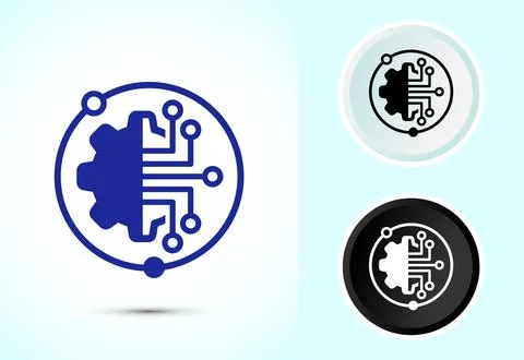 Digital transformation icon. Digitalization sign suitable for mobile apps, .. 스톡 일러스트