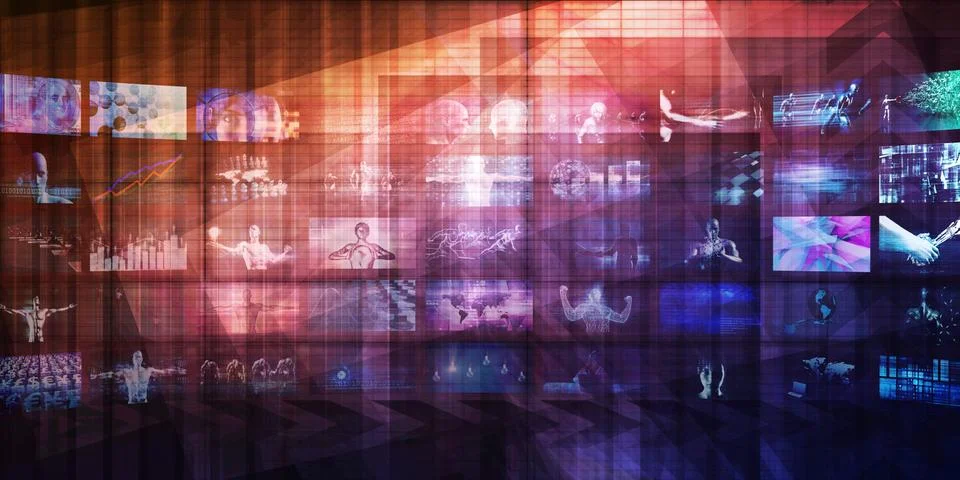 Digital Transformation Stock Illustration