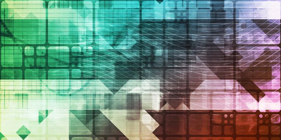 Digital Transformation Stock Illustration
