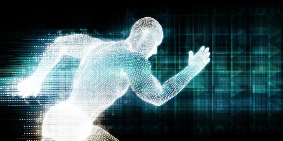 Digital Transformation Stock Illustration