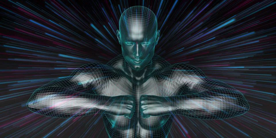 Digital Transformation Stock Illustration