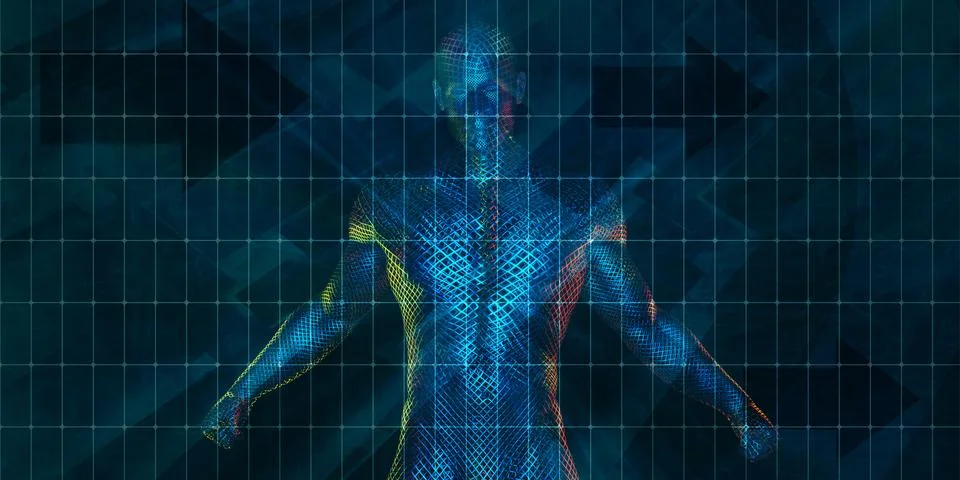 Digital Transformation Stock Illustration