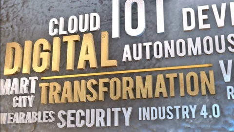 Digital transformation technology changes future Vidéo 121512378