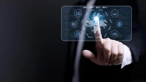 Digital transformation technology strategy, IoT, internet of things. transf.. Stock Photos