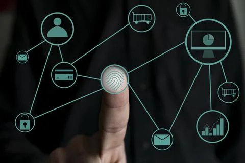 Digital transformation technology strategy,the transformation of ideas and the a Stock Photos