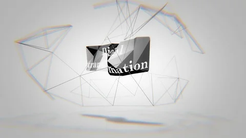 Digital transformation-Twitchy Logo Stock-Footage 124610656
