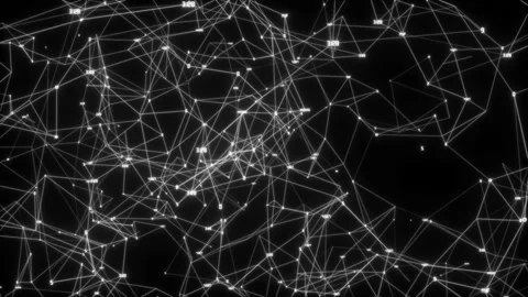 Digital transforming design. Seamless loop. Stock Footage 97815286