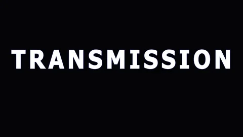 Digital Transmission Text Animation with Blue Glow Effect During Data Trans.. Stock Footage 343479943