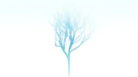 Digital Tree 02 Stock Footage 285389940
