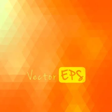 Digital triangle pixel mosaic background Stock Illustration