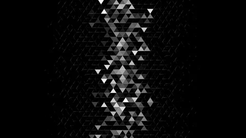 DIgital triangular reveal mask. Stock Footage 69969098