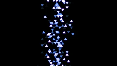 DIgital triangular reveal mask. Video stock 69969304