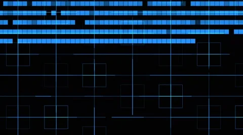 Digital Tron 4K Animated Background with Alpha Channel Stock Footage 40670243