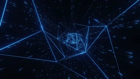 Digital Tunnel in cyberspace 스톡 동영상 220171996