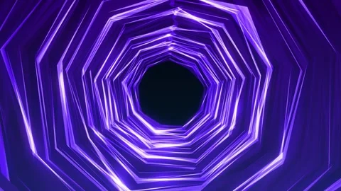 Digital tunnel of cyberspace, Technology network connections abstract background Stock Footage 278717245