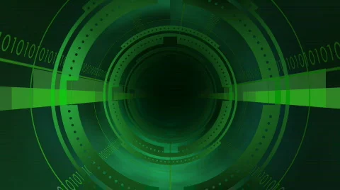 Digital tunnel Stock Footage 331995