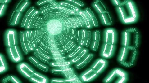 Digital tunnel 스톡 동영상 7730498