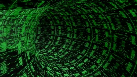 Digital tunnel Stock Footage 104162123