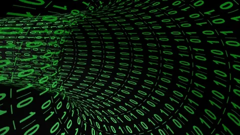 Digital tunnel Stock Footage 105259734