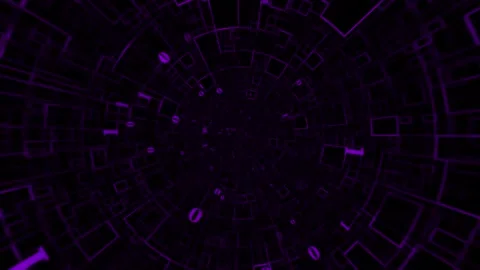 Digital Tunnel Stock Footage 289123998
