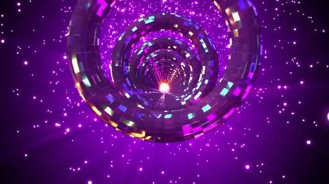 Digital tunnel. Hight speed Stock Footage 22326011