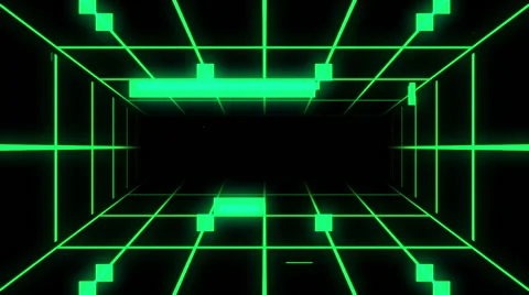 Digital tunnel (seamless loop) Stock Footage 54915349